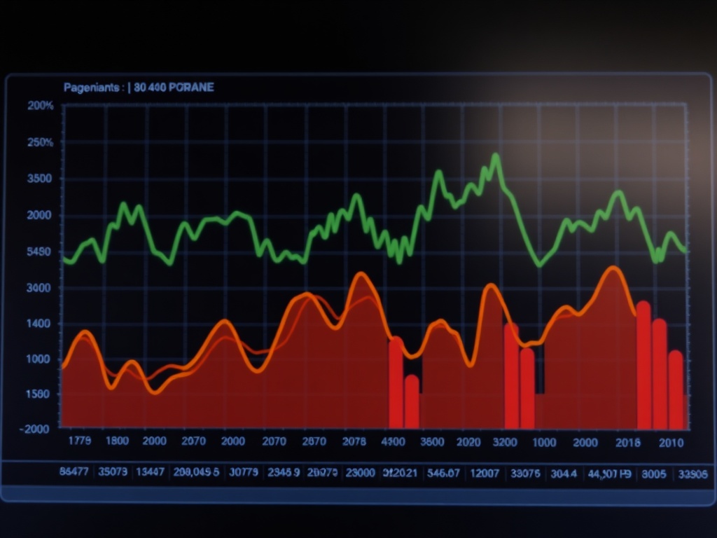 Line graph displaying trends over years with green, red, and orange data sets. Years range from 1775 to 2010.